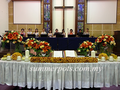 Church Decor 067 Venue : Wesley Methodist Church KL