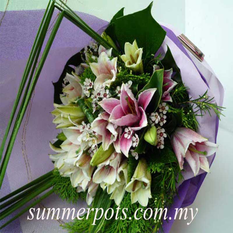 Stargazer Lily Bouquet 277