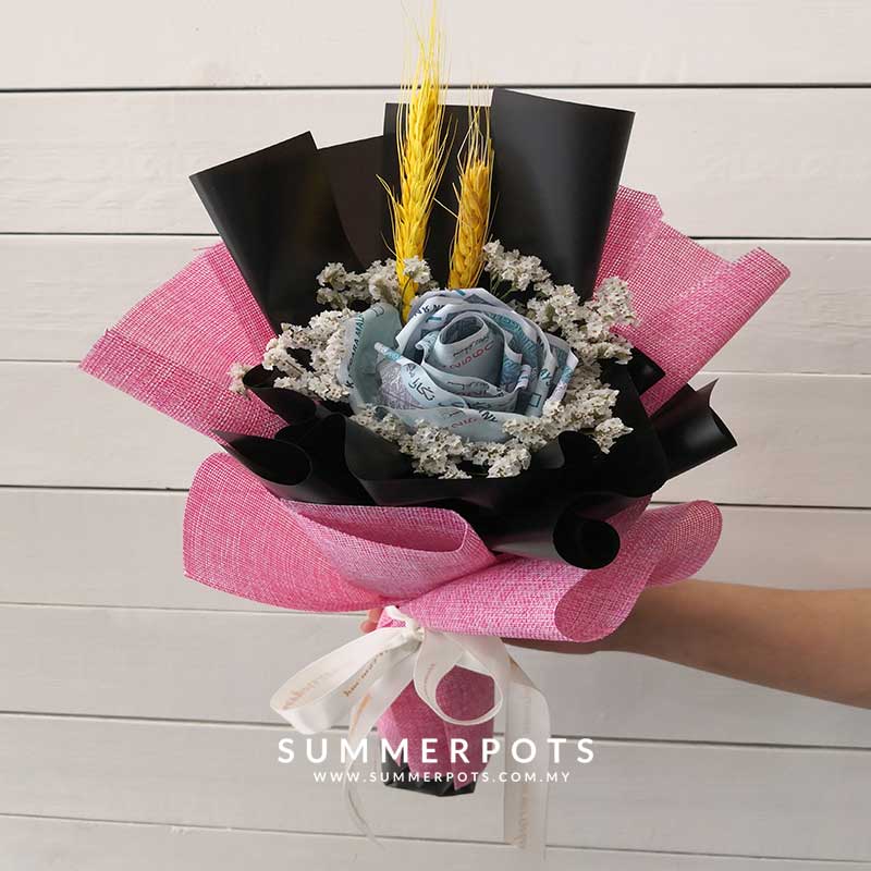 MM006 Money Bouquet sameday flower delivery to Malaysia