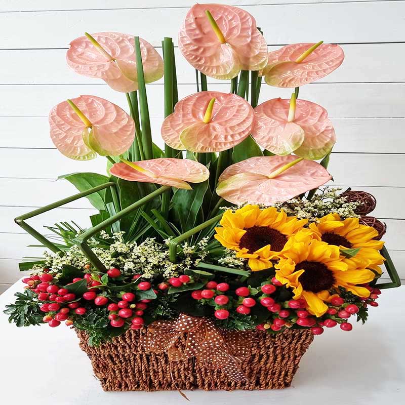 Flower Basket 017