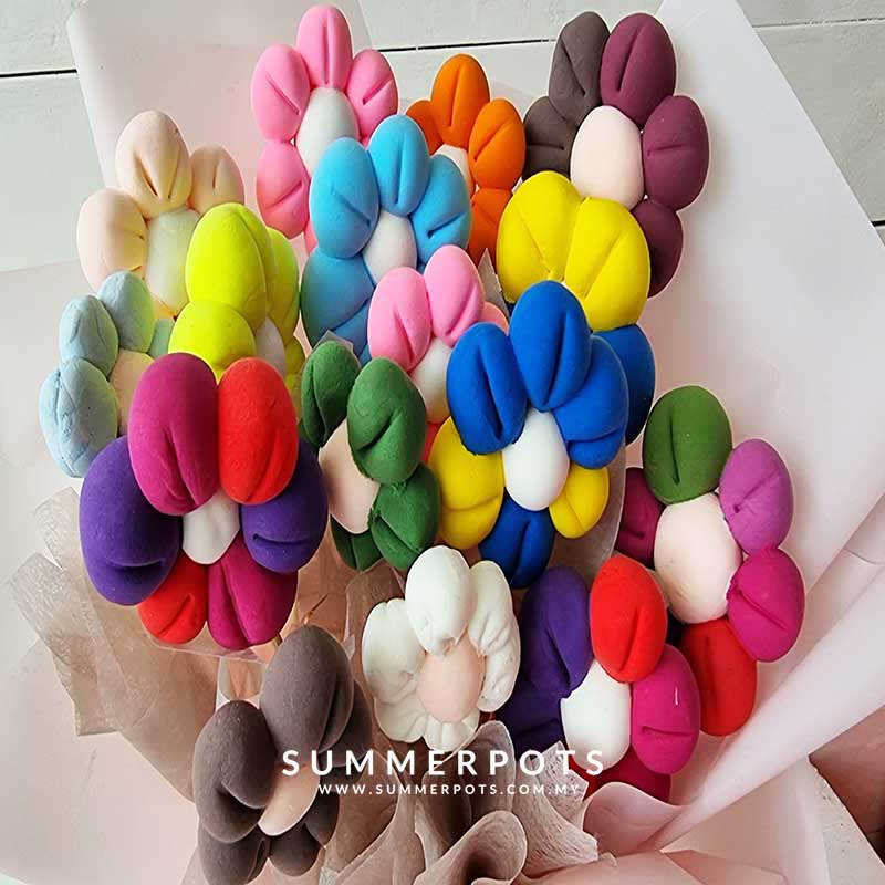 Clay Flowers 63