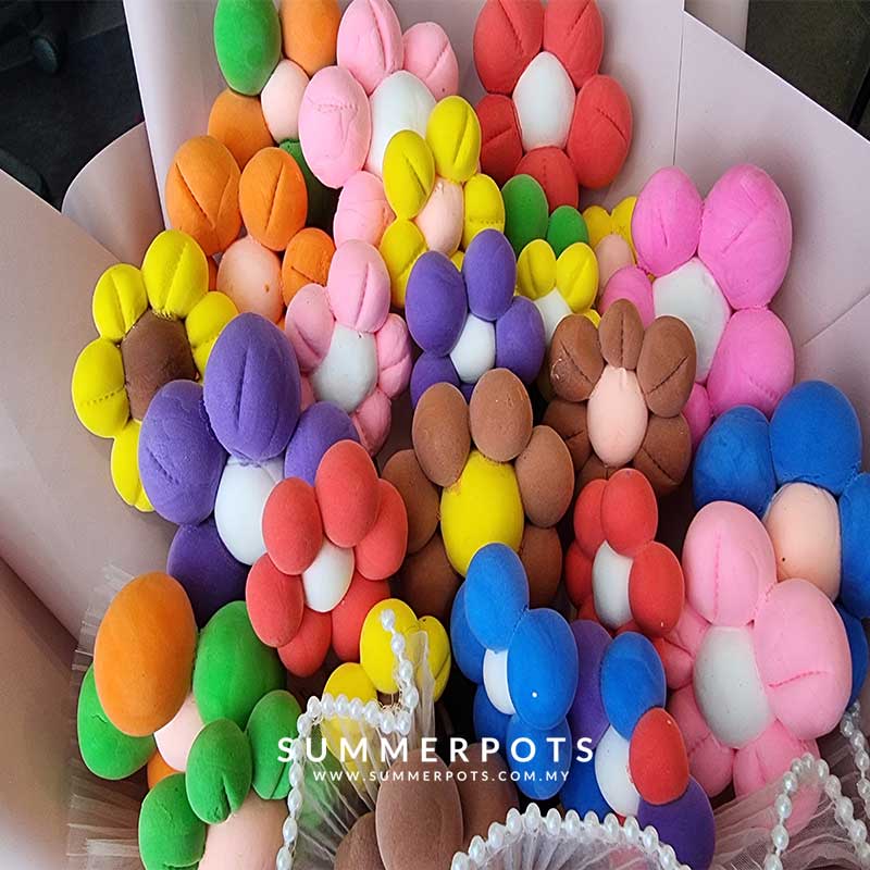 Clay Flowers 68