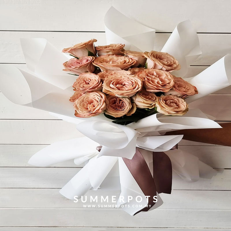 Cappuccino Rose Bouquet 557