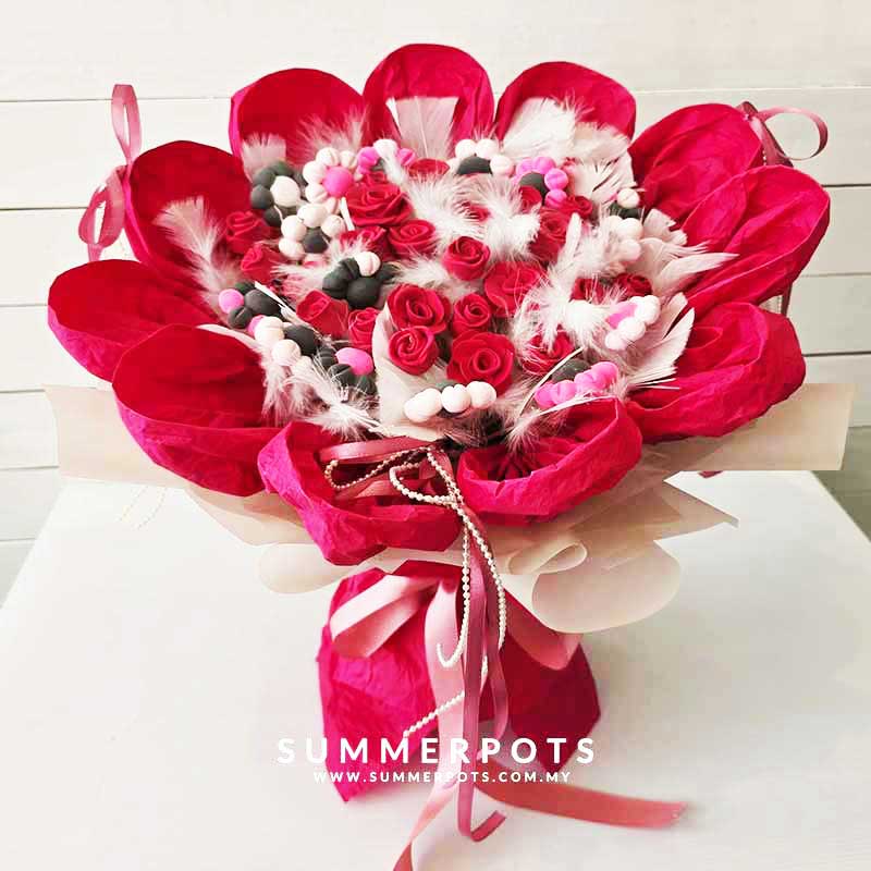 Clay Flowers 100